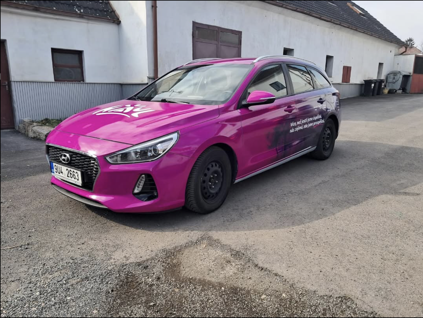 Polep firemních vozidel